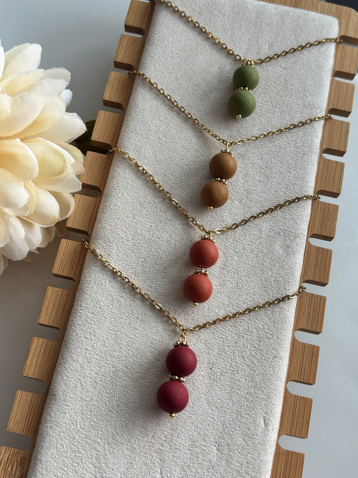 Fall Pebble Necklace