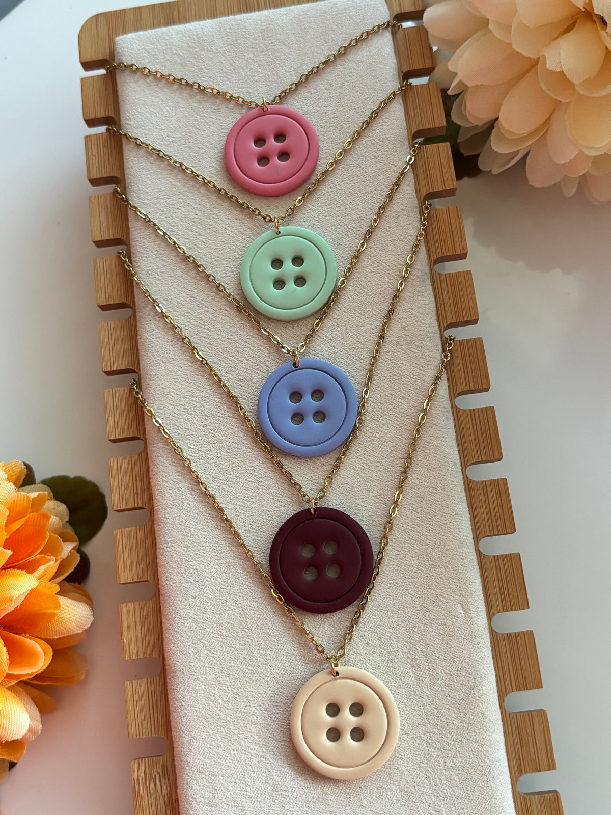 Buttons Necklaces