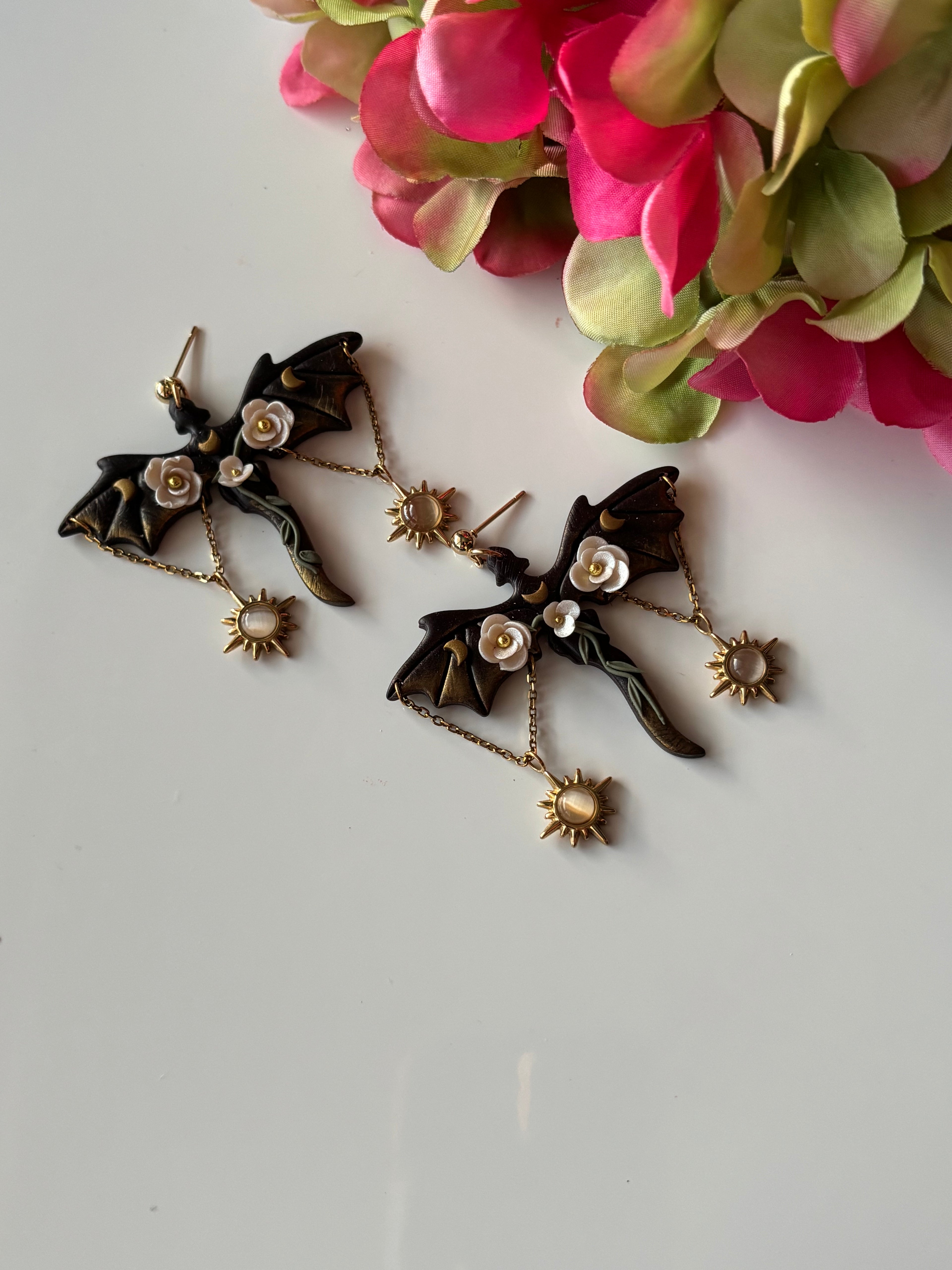 Dark Fantasy Flowered Dragon