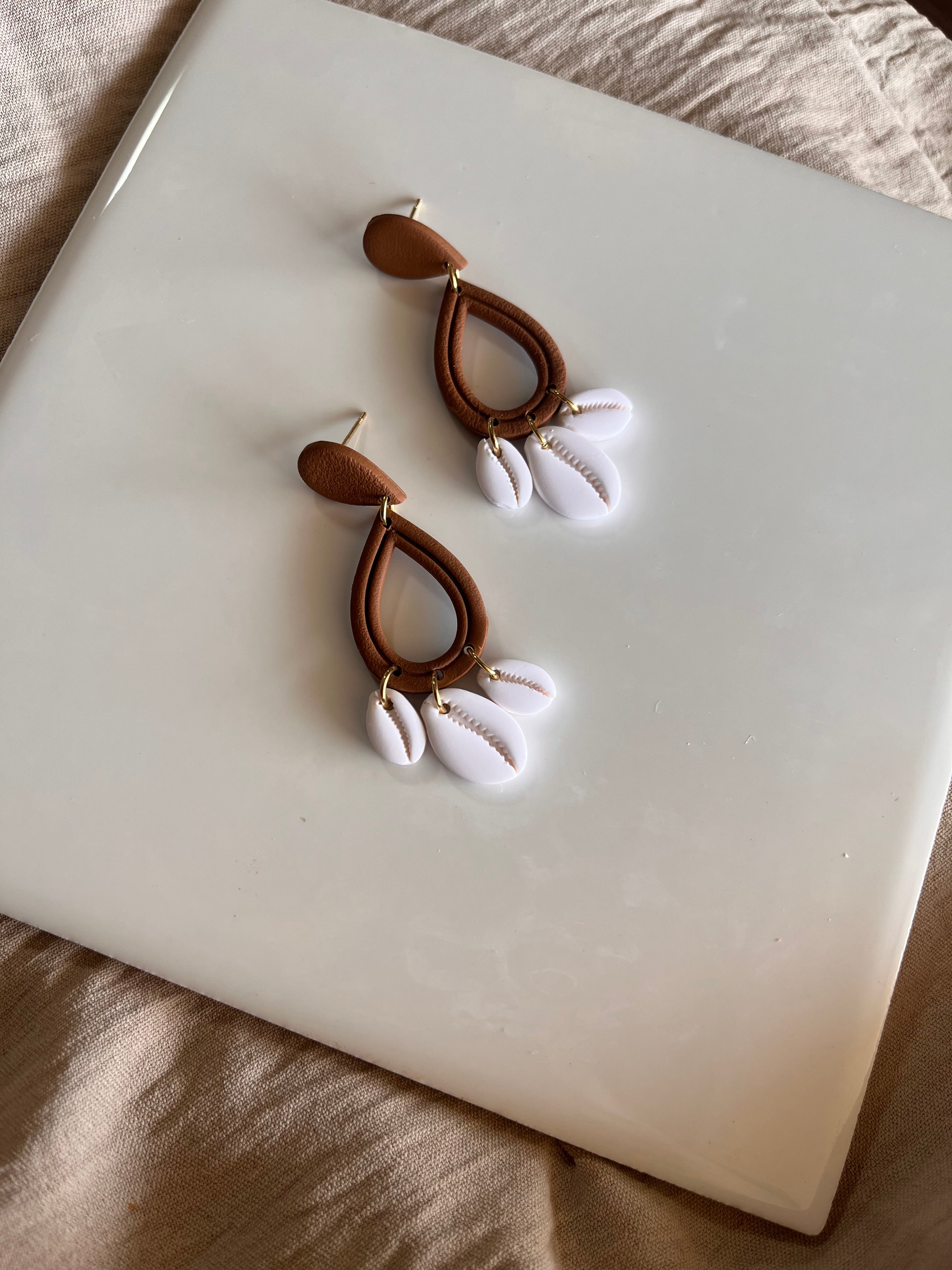 Cowrie Shell Dangles