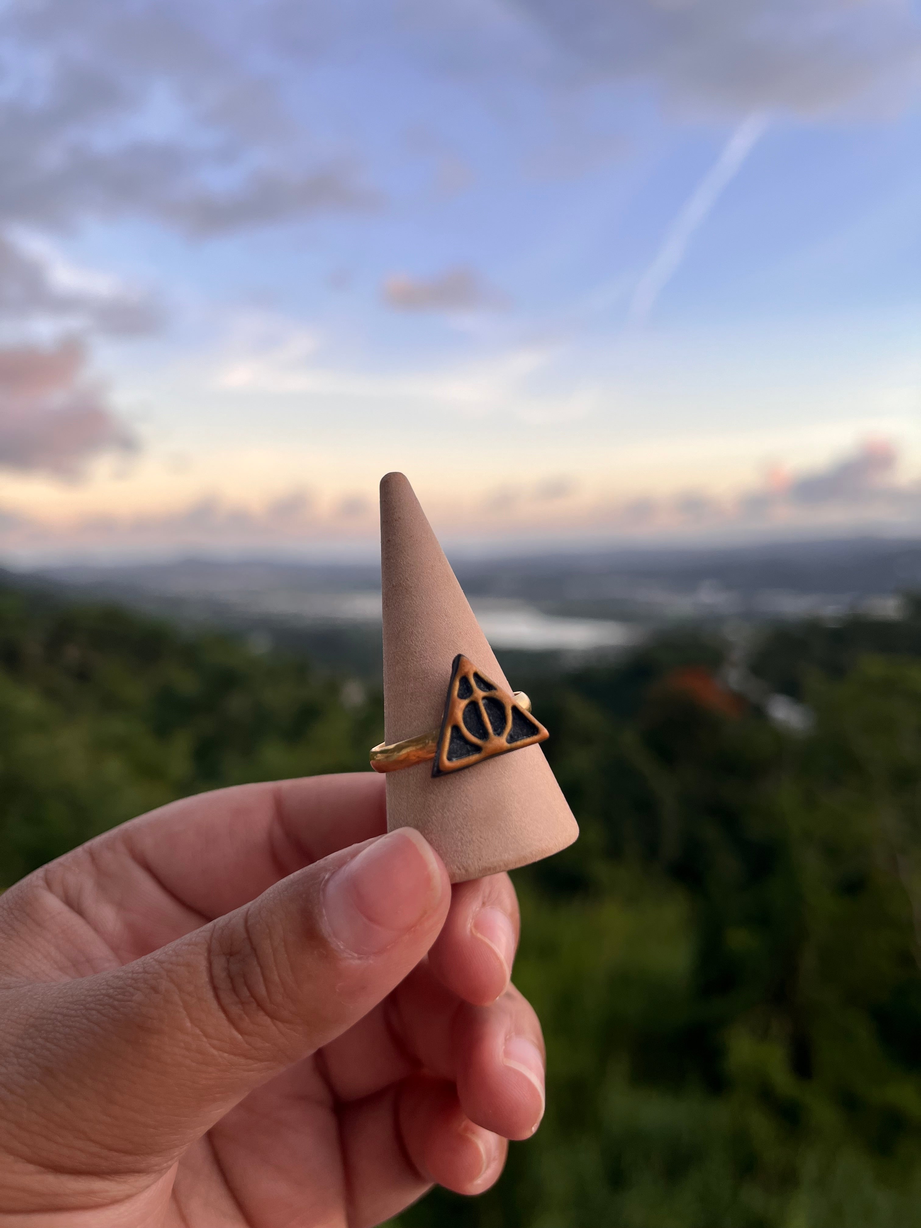 Sign of the Deathly Hollows Ring